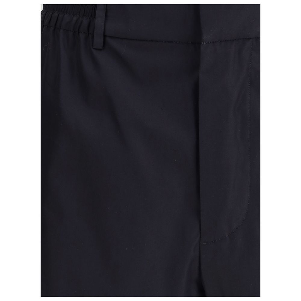 Shorts com logotipo da Fendi