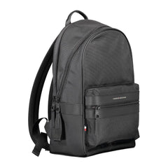Mochila Tommy Hilfiger de poliéster preta
