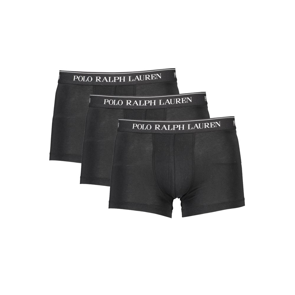 Roupa íntima de algodão preta Ralph Lauren
