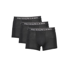 Roupa íntima de algodão preta Ralph Lauren