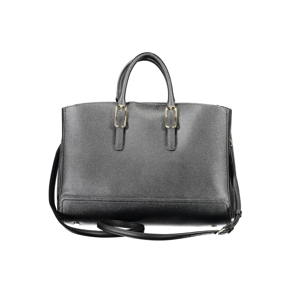Bolsa Tommy Hilfiger Preta de Polietileno
