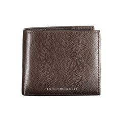 Carteira de couro marrom Tommy Hilfiger