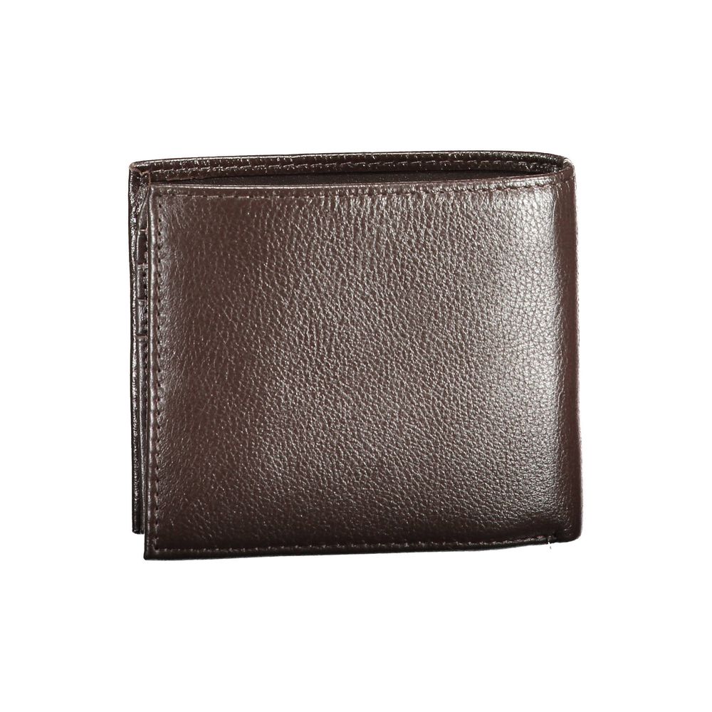 Carteira de couro marrom Tommy Hilfiger