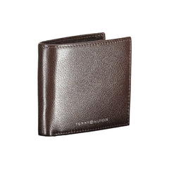 Carteira de couro marrom Tommy Hilfiger