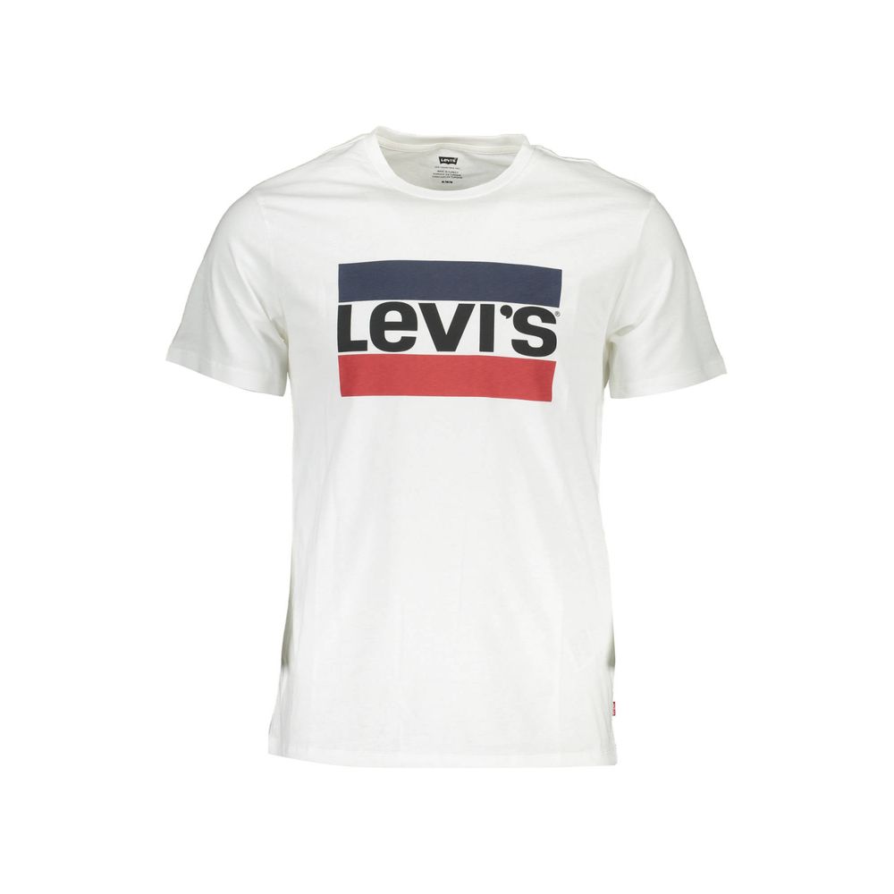 Camiseta branca de algodão Levi's