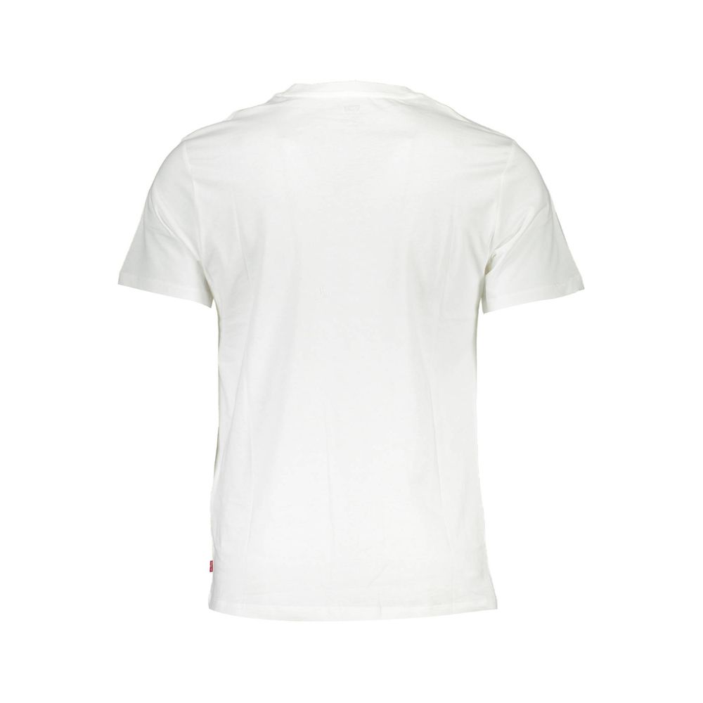 Camiseta branca de algodão Levi's