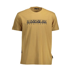 Camiseta de algodão bege Napapijri