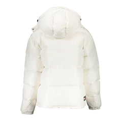 Jaquetas e casacos de poliéster branco Tommy Hilfiger