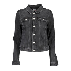Jaquetas e casacos de algodão preto Tommy Hilfiger