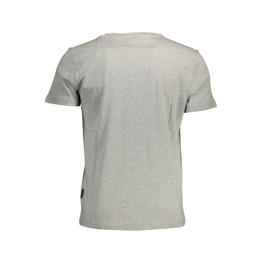 Camiseta de algodão cinza Napapijri
