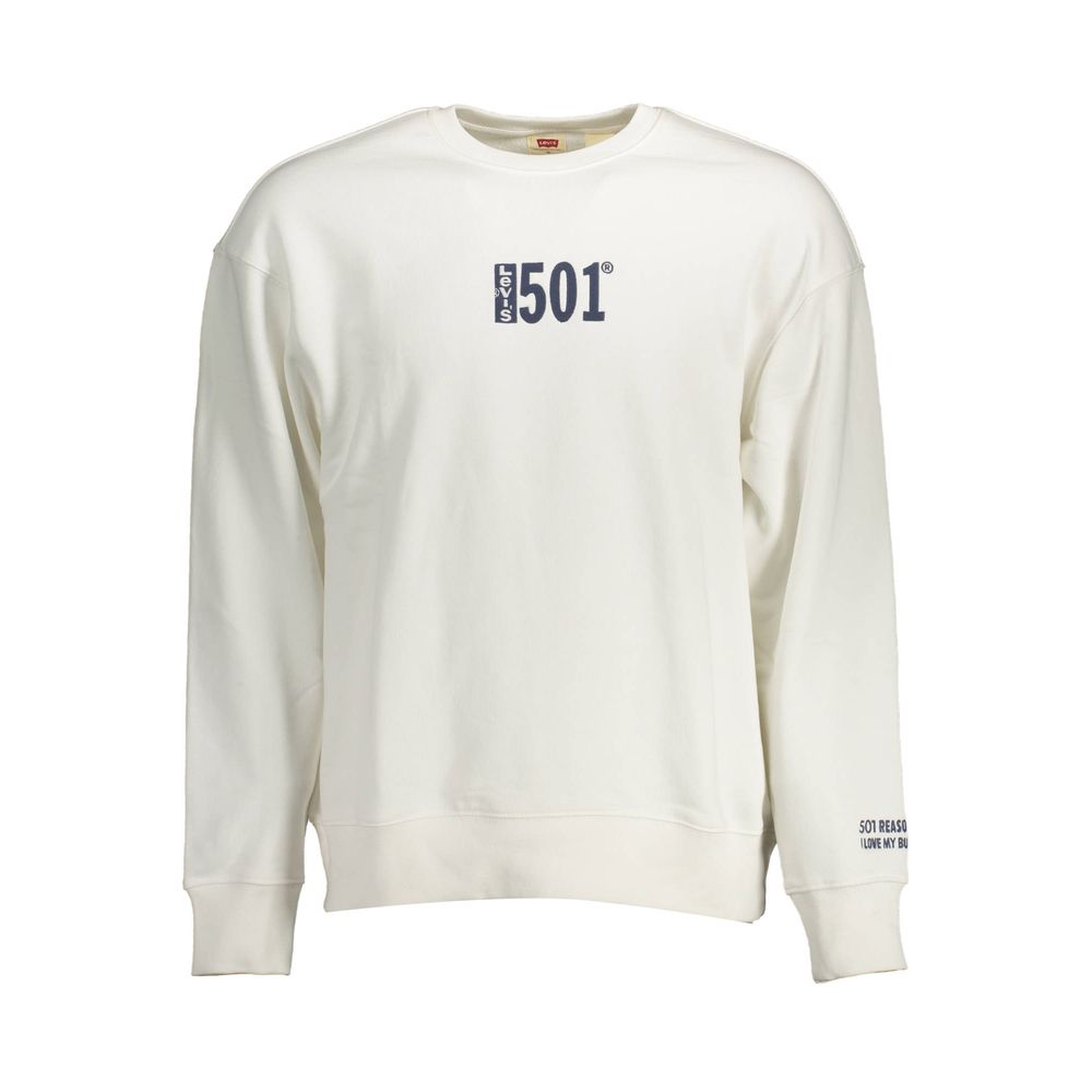 Suéter de algodão branco Levi's