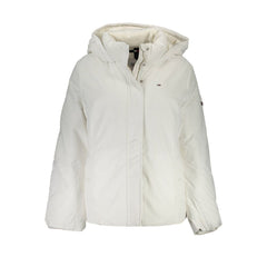 Jaquetas e casacos de poliamida branca Tommy Hilfiger