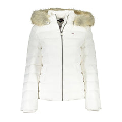 Jaquetas e casacos de poliéster branco Tommy Hilfiger