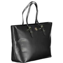 Bolsa Tommy Hilfiger Preta de Polietileno