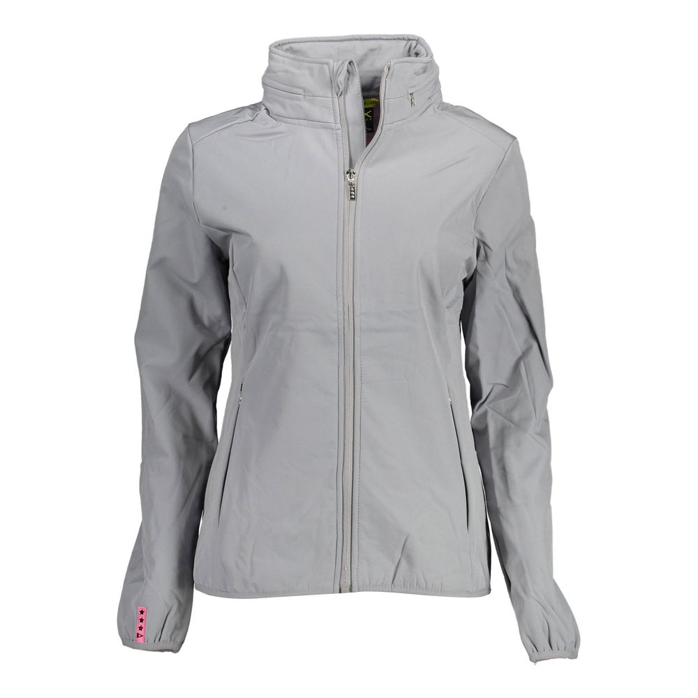 Jaquetas e casacos de poliéster cinza da Noruega, 1963