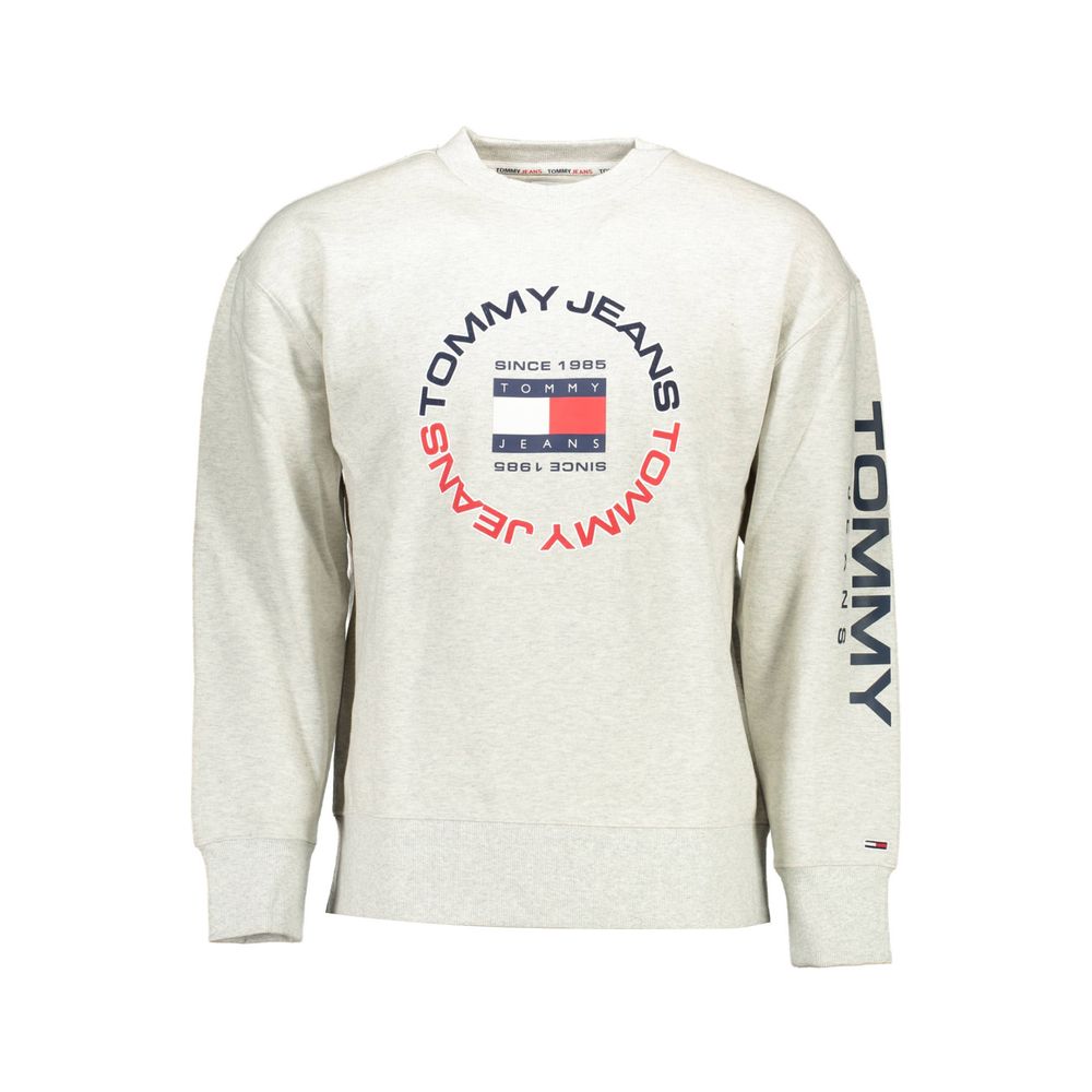 Suéter Tommy Hilfiger de algodão cinza
