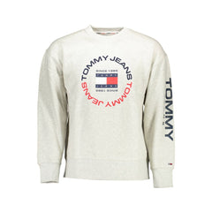 Suéter Tommy Hilfiger de algodão cinza