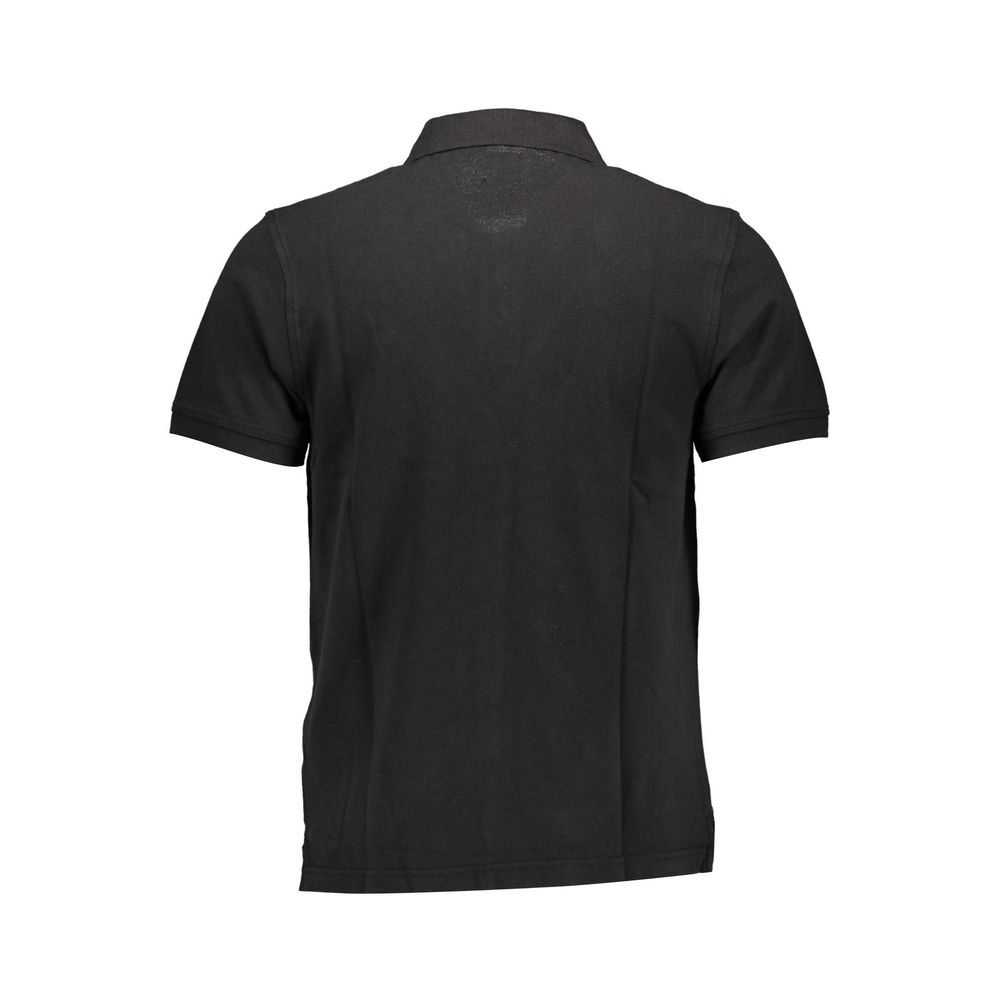 Camisa polo preta de algodão Levi's