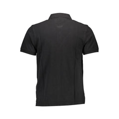 Camisa polo preta de algodão Levi's