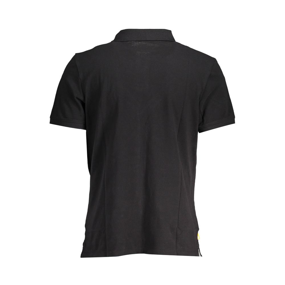 Camisa polo de algodão preta Timberland