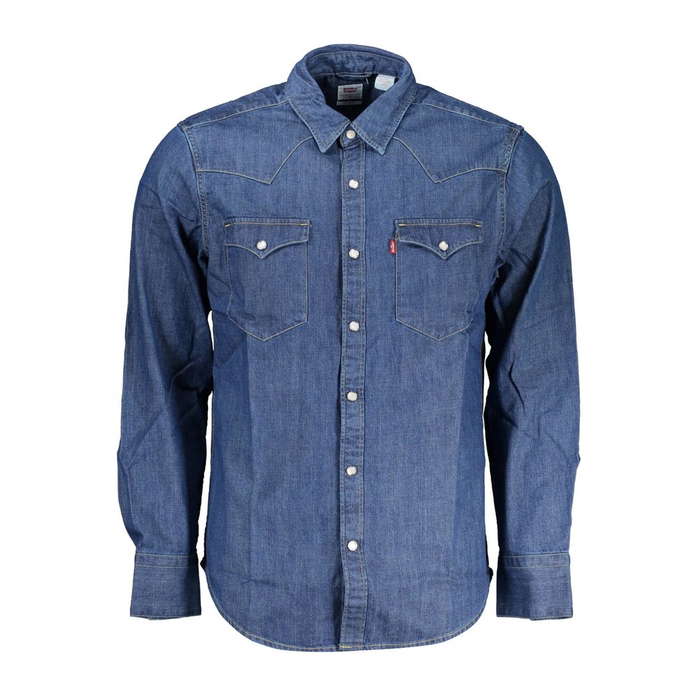 Camisa de algodão azul Levi's