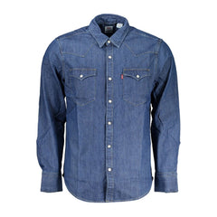 Camisa de algodão azul Levi's