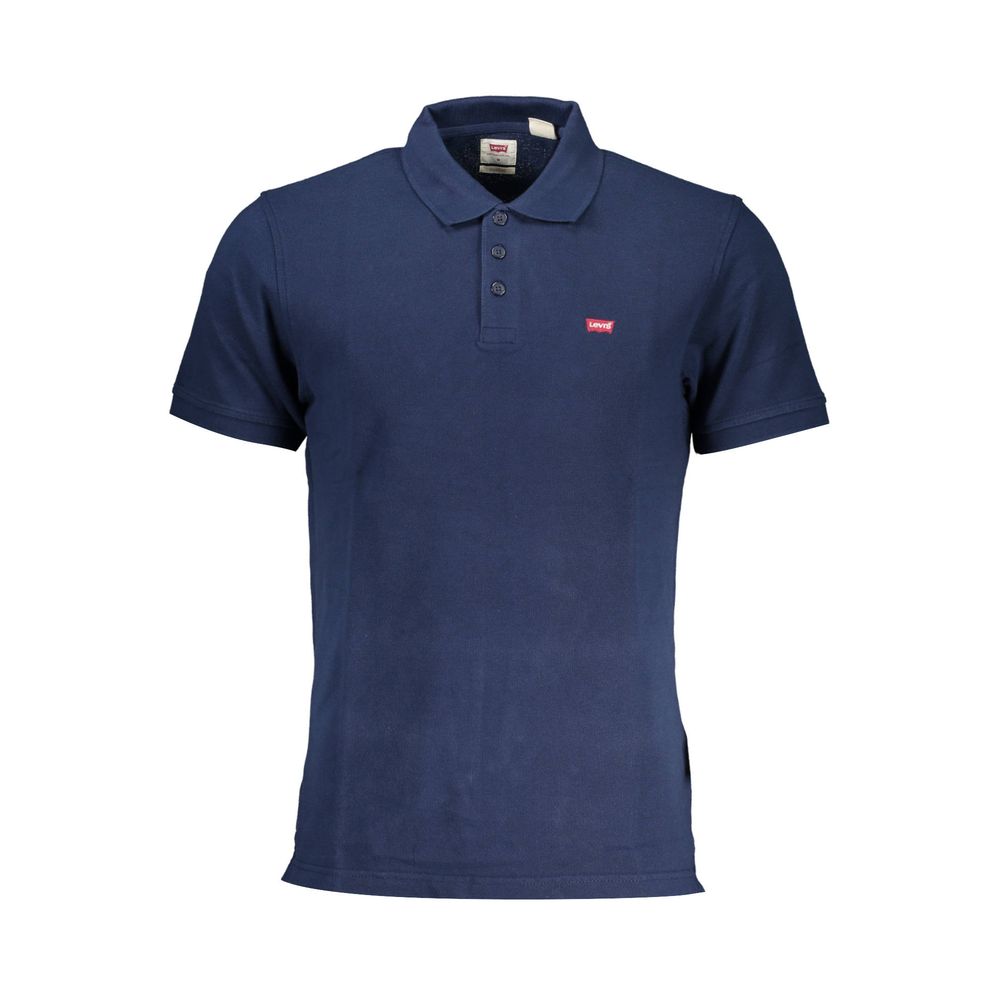 Camisa polo de algodão azul Levi's