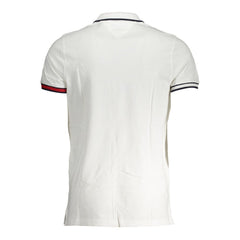 Camisa polo branca de algodão Tommy Hilfiger