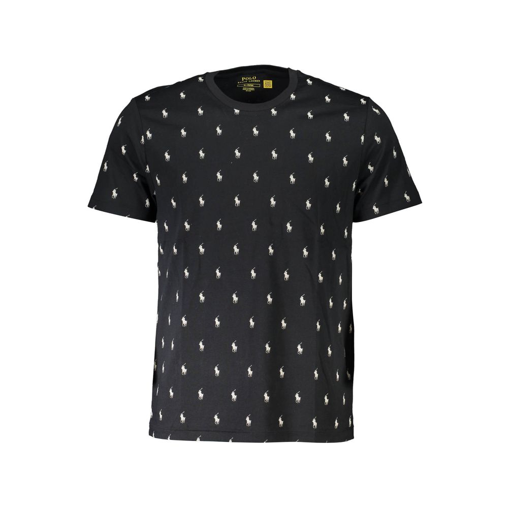Camiseta Ralph Lauren preta de algodão