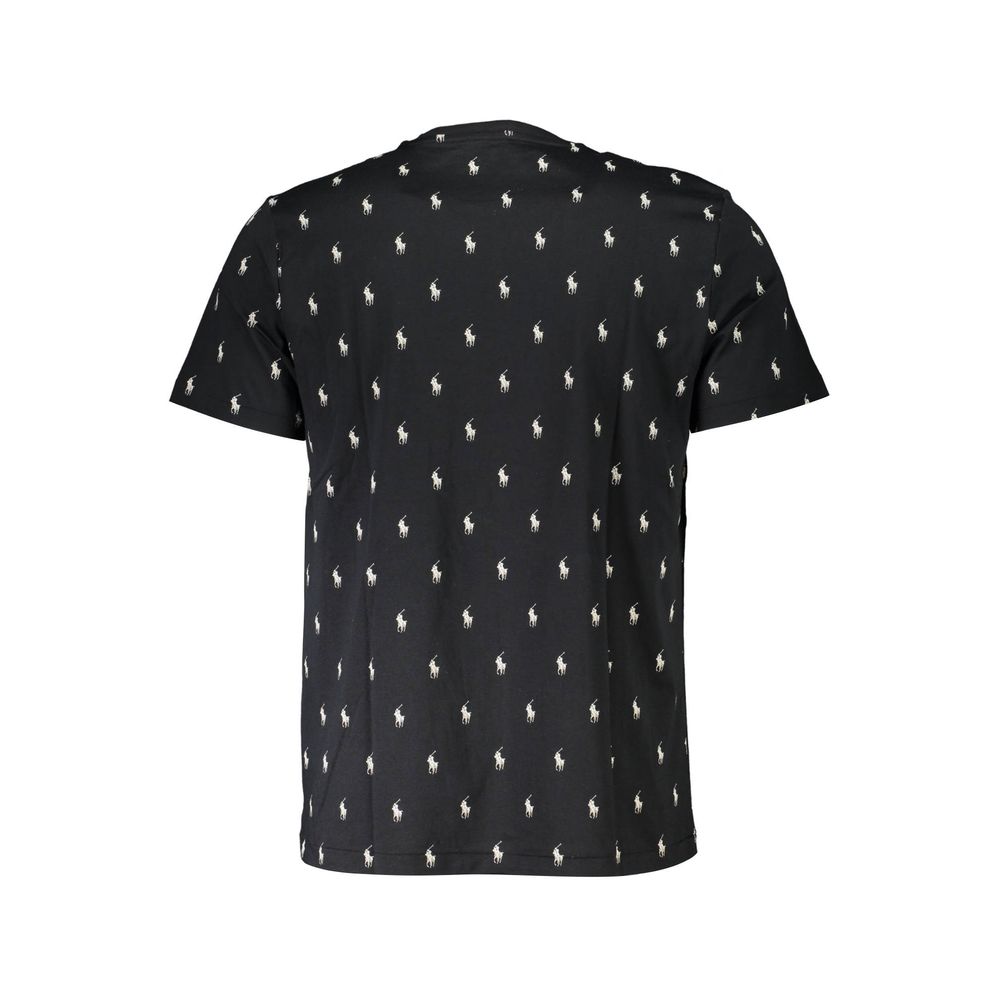 Camiseta Ralph Lauren preta de algodão