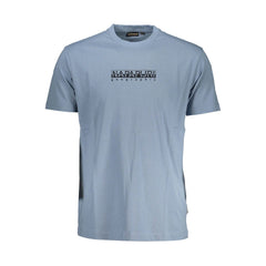 Camiseta de algodão azul Napapijri