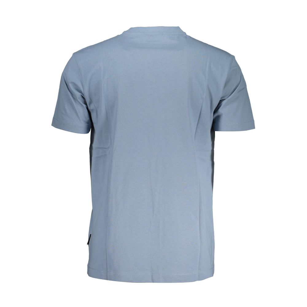 Camiseta de algodão azul Napapijri