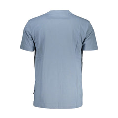 Camiseta de algodão azul Napapijri