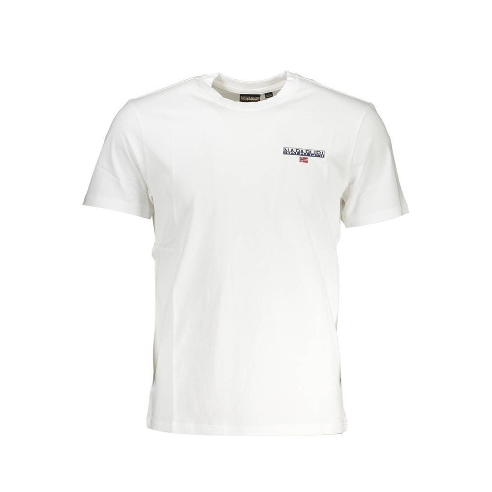Camiseta branca de algodão Napapijri