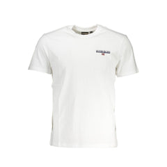 Camiseta branca de algodão Napapijri