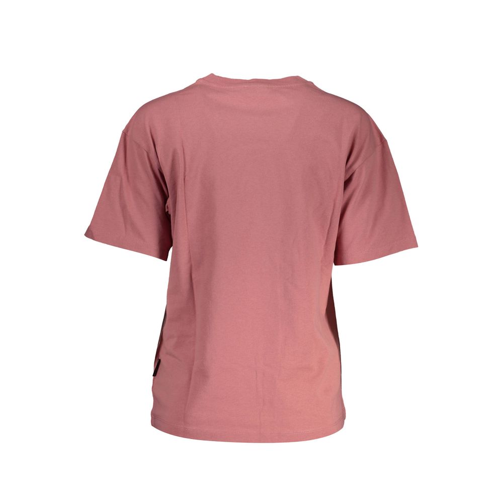 Tops e camiseta de algodão rosa Napapijri