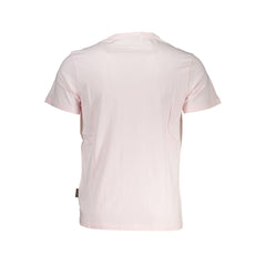 Camiseta de algodão rosa Napapijri