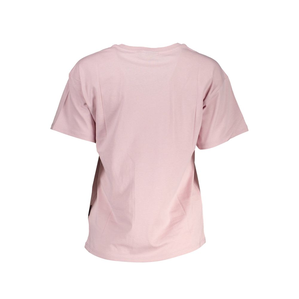 Tops e camiseta de algodão rosa Napapijri