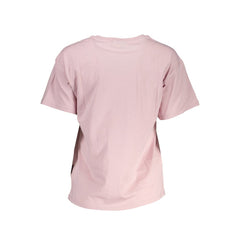 Tops e camiseta de algodão rosa Napapijri