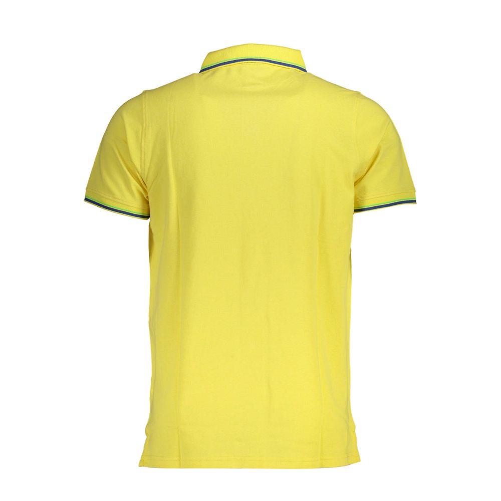 Camisa polo amarela de algodão da Noruega 1963