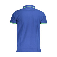 Camisa polo de algodão azul Noruega 1963