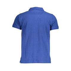 Camisa polo de algodão azul Noruega 1963