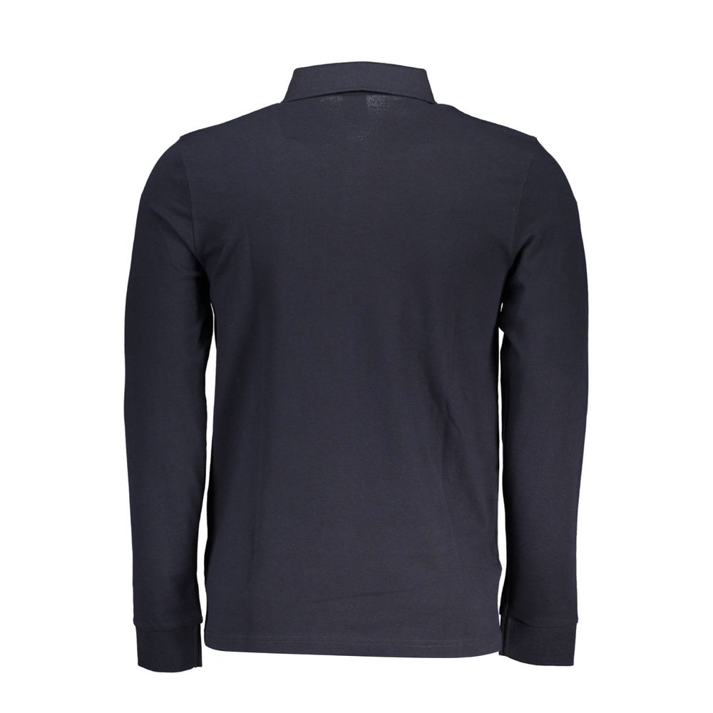 Camisa polo de algodão azul Hugo Boss