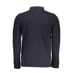 Camisa polo de algodão azul Hugo Boss