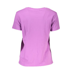Tops e camiseta de algodão roxo da Levi's