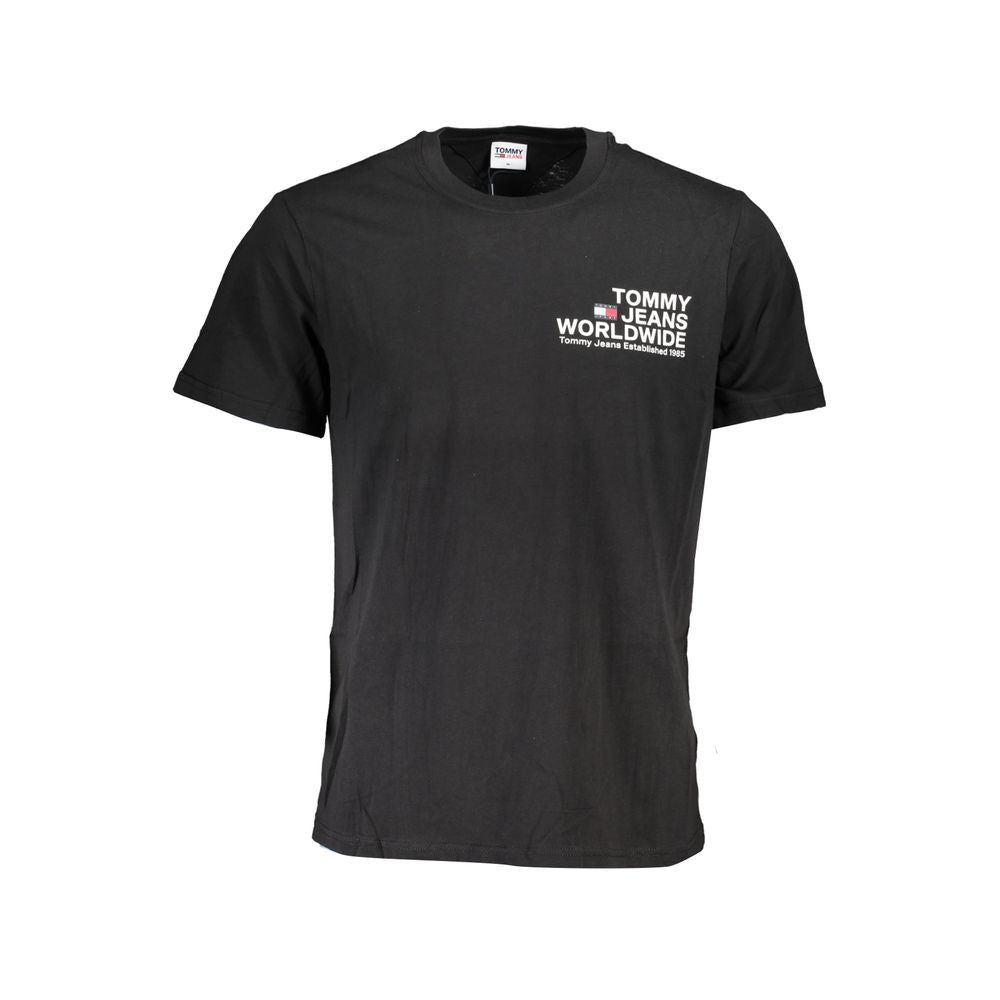 Camiseta Tommy Hilfiger preta de algodão