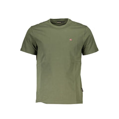 Camiseta de algodão verde Napapijri