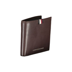 Carteira de couro marrom Tommy Hilfiger