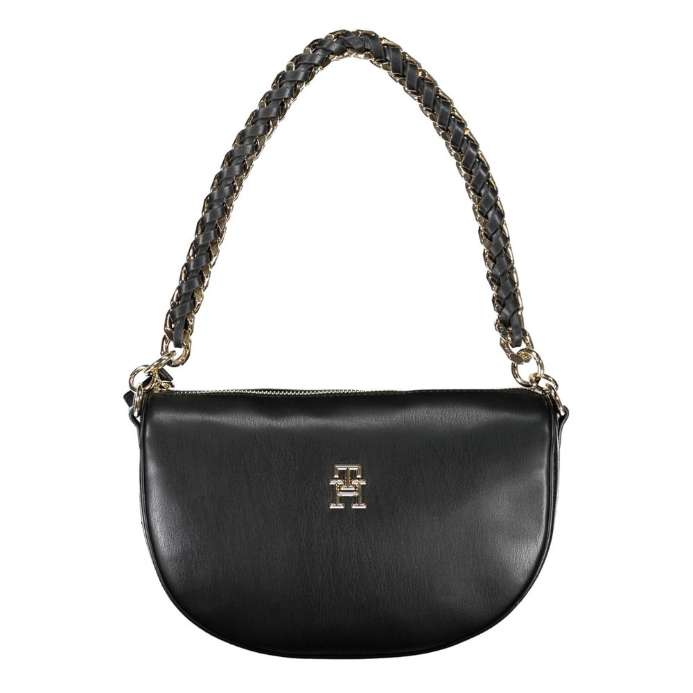 Bolsa Tommy Hilfiger Preta de Polietileno