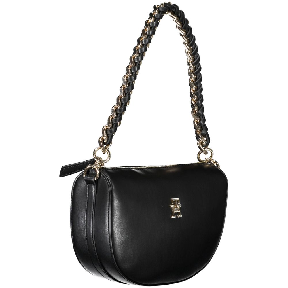 Bolsa Tommy Hilfiger Preta de Polietileno